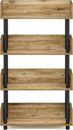 Furinno TURN-N-TUBE 4-Tier Display Shelf, Storage Shelves, Book Shelf, Open - Image 6