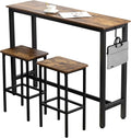 Finnhomy 52.7" Industrial Bar Table Set by Finnhomy