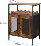 X-cosrack Wine Bar Rack Cabinet - Image 9