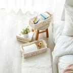 Mkono Macrame Storage Baskets Boho Decor Box Handmade Woven Decorative - Image 4