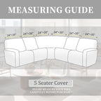 100% Waterproof Sectional Recliner Couch Covers - Image 3