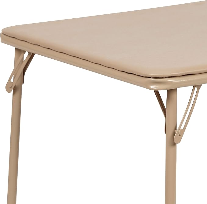 Flash Furniture Mindy Kids Tan Folding Table - Image 10