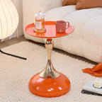 Sleek Hourglass Side Table by Unknown