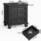 SAVOR LIFE Farmhouse Nightstand - Image 2