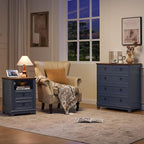 Joaxswe Farmhouse 5 Drawer Dresser - Image 11