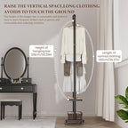 Solid Wood Coat Rack Freestanding Clothing Rack - Image 7