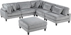 Lexicon 120 Inch Modular Sectional Sofa - Image 7