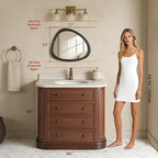 WallBeyond Asymmetrical Mirror, Irregular Wall Mirror, Wall Mirrors Decorative - Image 4