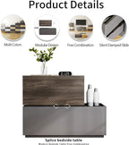 Svimi Modular Stackable Drawers, Modern Nightstand Modular Storage Bins - Image 6