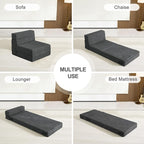 ANONER Fold Out Chair Bed Memory Foam - Image 4