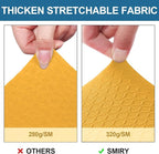 Smiry Waterproof Seat Covers for Dining Room Chairs Set of 2, Stretch Jacquard - Image 4