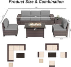 ALAULM 7 Pieces Patio Furniture Set - Image 6