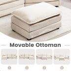 78'' Modular Sectional Cloud Couch - Image 5
