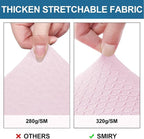 Smiry Waterproof Seat Covers for Dining Room Chairs Set of 4, Stretch Jacquard - Image 4