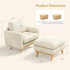 Vesgantti 38.5" Accent Chair - Image 2
