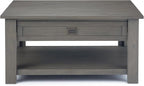 SIMPLIHOME Monroe Square Coffee Table - Image 5