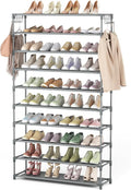 LANTEFUL 10 Tiers Shoe Rack 50 Pairs Large Capacity Tall Shoe Organizer Sturdy by LANTEFULforTidyingHouse