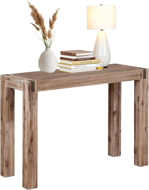 Alaterre Furniture Woodstock 40-Inch Console Table – Modern Farmhouse Entryway by AlaterreFurniture