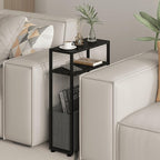 Leomonio Narrow Side Table, Slim End Tables - Image 4