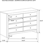 Coaster Home Furnishings Briana Transitional 5-Piece Bedroom Set Eastern King - Image 12