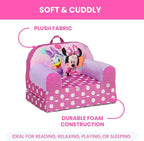 Delta Children - Minnie Mouse Cozee Buddy Flip-Out Kids Chair - Image 6