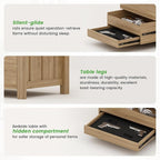 WOOVIVS End Table with Gun Drawer - Image 7