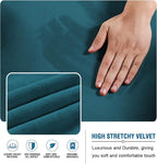 H.VERSAILTEX Real Velvet Futon Cover Armless Sofa Covers Sofa Bed Covers - Image 3