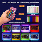 VEELU Personalized Photo Mirror Light Custom Couple Name Neon Signs LED Forever - Image 5