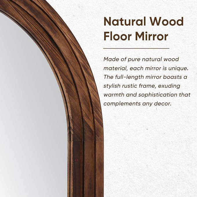 Full Length Mirror, Oversized Stand Up Mirrors Large Wall Mirrors, Wall Mounted - Image 3