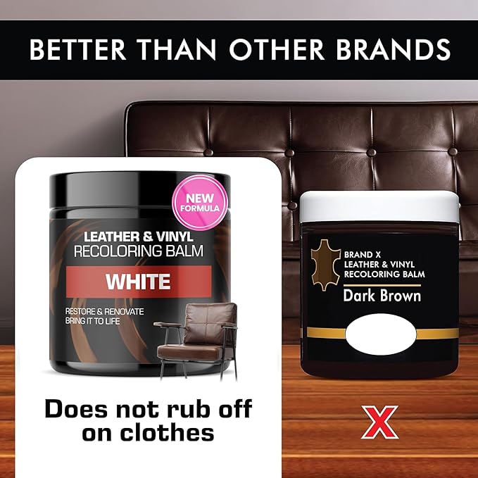 FORTIVO Leather Recoloring Balm, Leather Repair Kit - Image 6