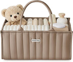 Blissful Diary Baby Diaper Caddy Organizer, Stylish Storage Basket by BlissfulDiary