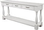 Knocbel Long Antique Entry Console Table - Image 14