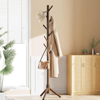 Pipishell Sturdy Wooden Coat Tree - Image 7