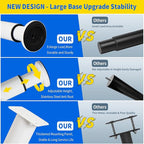 4PCS Adjustable Furniture Couch Cabinet Legs 4.72-7.48 Inch, Heavy Duty - Image 2