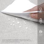 BALCONY & FALCON Square Tablecloth Washable Wrinkle Resistant and Water Proof - Image 3