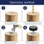 24 PCS 1/4" Thread Furniture Feet Levelers, Furniture Leveling Feet - Image 6