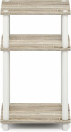 Furinno Turn-N-Tube Side Table, 3-Tier End Table - Image 8