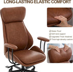 E-Motie Office Chair, Leather Desk Chair - Image 7