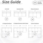 30-Inch Round Storage Ottoman, Button Tufted Ottoman Coffee Table - Image 6