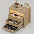 WOOVIVS End Table with Gun Drawer by WOOVIVS