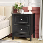 VINGLI 18.9" W Black Nightstand Set of 2 - Image 3