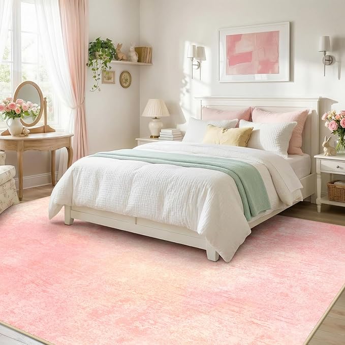 RELEANY Washable Area Rugs 5'x7' Non-Slip Modern Abstract Soft - Image 3