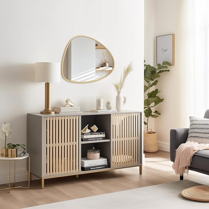 WallBeyond Asymmetrical Mirror, Irregular Wall Mirror, Wall Mirrors Decorative - Image 3
