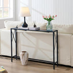 Gewudraw 41.8" Console Table, Narrow Behind The Couch Table - Image 9