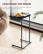 Vantic C Shaped End Table, Small Side Table - Image 6
