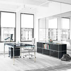 Modern Storage Cabinet Sideboard Versatile Free-Standing Organizer Cabinets - Image 6