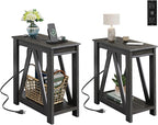 WLIVE End Tables Living Room Set of 2 by WLIVE