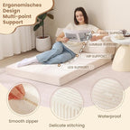JUIKURY Folding Sofa Bed, Convertible Sleeper Chair - Image 3