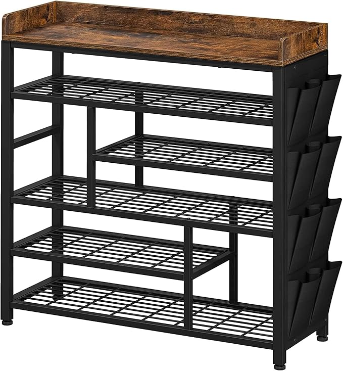EnHomee Shoe Rack for Entryway, 6 Tier Shoe Organizer by EnHomee