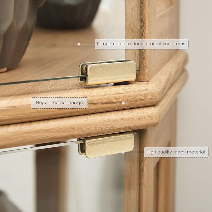 Anwick Corner Display Curio Cabinets - Image 5